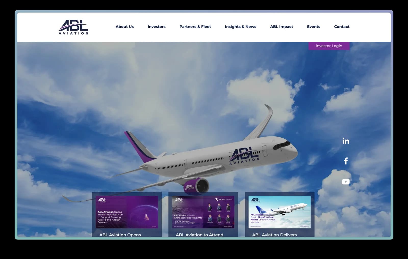 ABL Aviation — Leasing aéronautique & gestion d'actifs